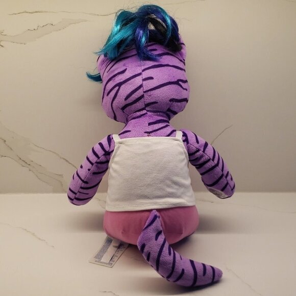Build-a-bear Honey Girls Teegan Plush Stuffed Animal 20" tall Purple Zebra - Picture 4 of 8